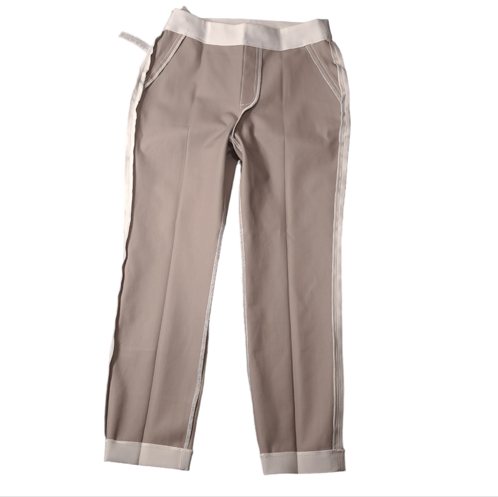 SPANX Women's Slim Straight Pants Classic White Size S Petite 20372Q Grey Lining - Picture 5 of 16
